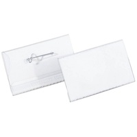Durable Namensschilder mit Nadel 7,5 x 4,0 cm