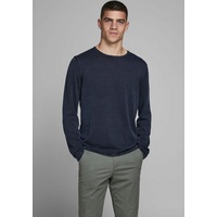 JACK & JONES Rundhalspullover LEO blau L