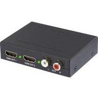 SpeaKa Professional Audio Extraktor SP-AE-HDCT-2P [HDMI - HDMI, Cinch,