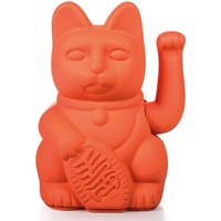 Donkey Products - Lucky Cat Neon Orange Winkekatze |