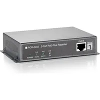 LevelOne POR-0202 2-Port PoE-Plus Repeater, WLAN Repeater