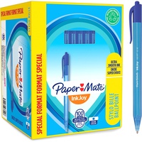 Paper mate Papermate InkJoy 100 RT M Kugelschreiber blau/transparent,