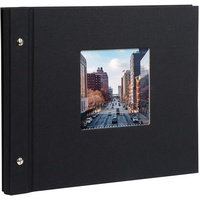 Goldbuch Bella Vista 30x25 Schraubalbum 40 schwarze Seiten