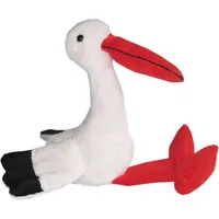 HEUNEC 240179 - Storch, 40 cm, Stofftier