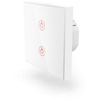 Hama WiFi-Touch-Wandschalter, Unterputz, Weiß