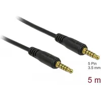 DeLock 85699 Audio-Kabel 5 m 3,5MM NEGRO