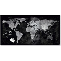 Sigel Glas-Magnettafel artverum® 91,0 x 46,0 cm World-Map