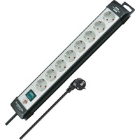 Brennenstuhl Premium-Line 8-fach 3 m schwarz/lichtgrau