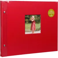Goldbuch Bella Vista rot 39x31 Schraubalbum 40 weiße Seiten