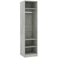 VidaXL Kleiderschrank Betongrau 50x50x200 cm Holzwerkstoff
