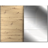 Forte Schwebetürenschrank Trondheim - holzfarben ¦ Maße cm B: