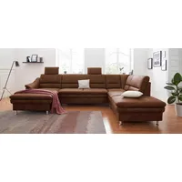 Sit&more Wohnlandschaft mit Federkern und Kopfstützen, mit Bettfunktion und