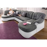 DOMO collection Wohnlandschaft »Flores auch in Leder-Bezug, B/T/H: 293/180/86