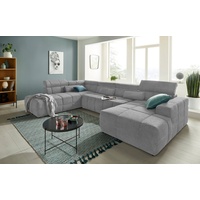 DOMO collection Wohnlandschaft "Brandon, inklusive Kopf- bzw Rückenteilverstellung, wahlweise