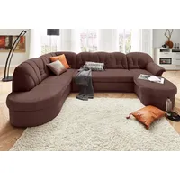 DOMO collection Wohnlandschaft "Elva, wahlweise mit Bettfunktion und Federkern