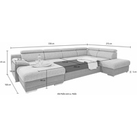 Sit&more Wohnlandschaft wahlweise mit Bettfunktion