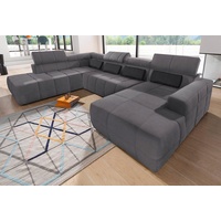 DOMO collection Wohnlandschaft Brandon viele Bezugsarten, incl. Nierenkissen, mit