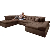 DOMO collection Wohnlandschaft »NMoric«, im XXL-Format, wahlweise mit Bettfunktion