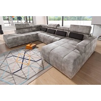 DOMO collection Wohnlandschaft Brandon viele Bezugsarten, incl. Nierenkissen, mit