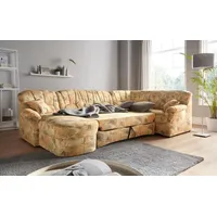 DOMO collection Wohnlandschaft "Bahia mit Bettfunktion beige, Sofas, Wohnlandschaft,