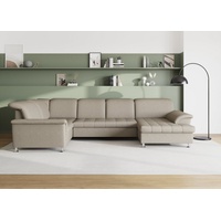 DOMO collection Wohnlandschaft "Franzi im XXL-Format, wahlweise mit Bettfunktion,