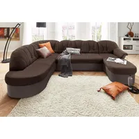 DOMO collection Wohnlandschaft "Elva, wahlweise mit Bettfunktion und Federkern