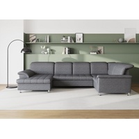 DOMO collection Wohnlandschaft "Franzi im XXL-Format, wahlweise mit Bettfunktion,