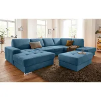 Sit&more Wohnlandschaft 340cm Recamiere links mit Federkern und Sitztiefenverstellung,