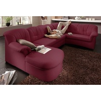 DOMO collection "Papenburg, zeitlose Rückensteppung, elegante Formensprache, U-Form", rot,