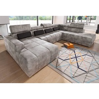 DOMO collection Wohnlandschaft Brandon viele Bezugsarten, incl. Nierenkissen, mit