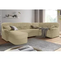 DOMO collection Wohnlandschaft "Bahia mit Bettfunktion beige, Sofas, Wohnlandschaft,