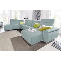 Sit&more Wohnlandschaft SIT & MORE "Township U-Form", blau