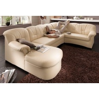 DOMO collection Wohnlandschaft »Papenburg«, zeitlose Rückensteppung, elegante Formensprache, U-Form«,