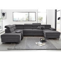 DOMO collection Wohnlandschaft "Mira, wahlweise mit Bettfunktion und Bettkasten,