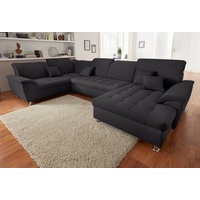 DOMO collection Wohnlandschaft Franzi wahlweise mit Bettfunktion, Bettkasten und