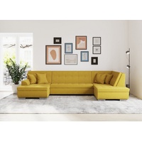 DOMO collection "Treviso incl. Zierkissen, moderne Steppung, XXL: B/T/H: