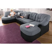 DOMO collection "Flores auch in Leder-Bezug, B/T/H: 293/180/86 cm,