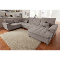 DOMO collection Wohnlandschaft Franzi wahlweise mit Bettfunktion, Bettkasten und