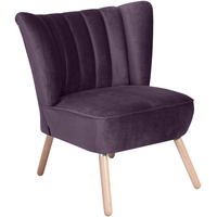 Max Winzer Sessel Alessandro Samtvelours purple