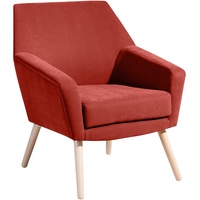  Max Winzer Sessel Alegro Veloursstoff Terracotta