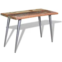 VidaXL Esstisch Altholz Massiv 120x60x76 cm