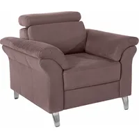 Sit&more Sessel »Arngast«, inklusive Federkern und Kopfteilverstellung, braun