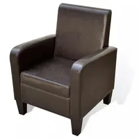 VidaXL Sessel Kunstleder 61 x 60 x 79,5 cm