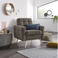 Exxpo - sofa fashion Sessel Nappa Samtvelours 81 x