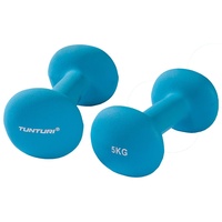 Tunturi Neopren Hanteln 5 kg blau