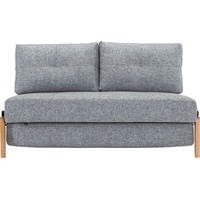 Innovation Living Schlafsofa Cubed Eiche Stoff Grau Granit 160