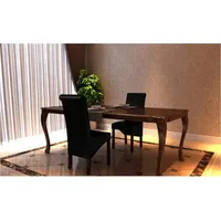 VidaXL Esszimmerstühle 2 Stk. Schwarz Kunstleder