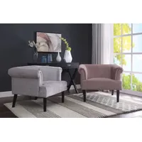 Atlantic Home Collection Loungesessel Samtvelours 86 x 70 x