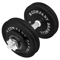 Bad Company Guss Kurzhantel-Set 25Kg Hantelscheiben) Hantelset Hanteln