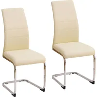 Hti-Living SallyC 2 St. Kunstleder beige